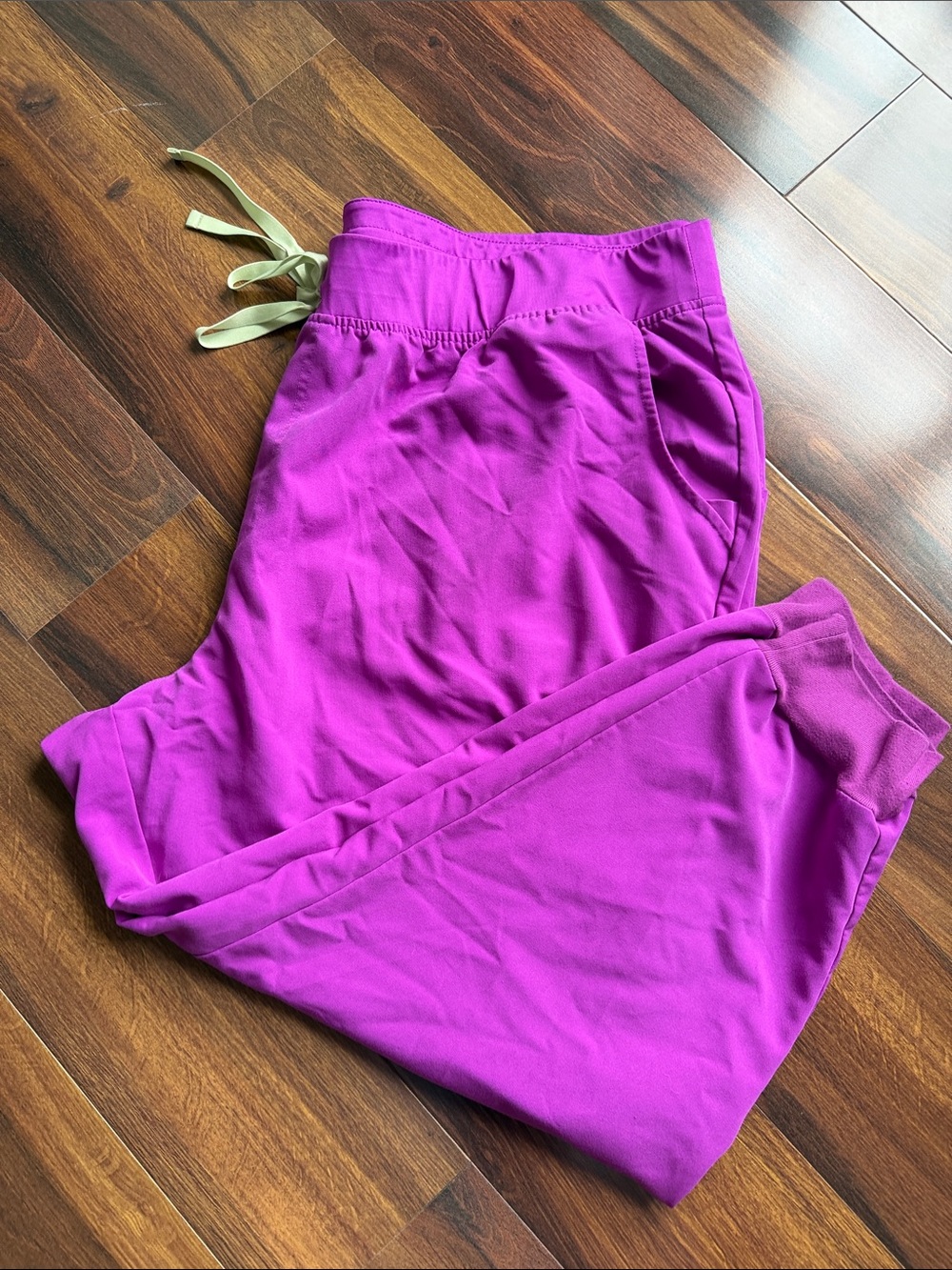 Figs Zamora Joggers Side Zip Pocket Magenta Womens 6XL